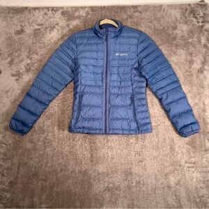 Columbia Heat Seal  Lake 22 Down Jacket Puffer Blue Lightweight Women’s Size XS